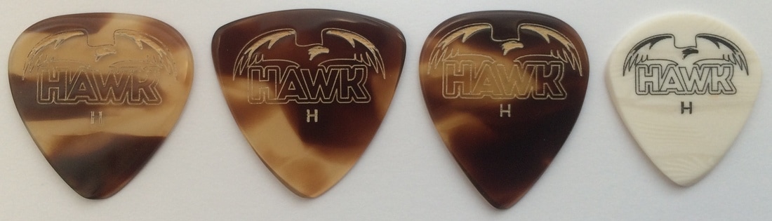 Hawk Picks tortoiseshell tinas pick collection plectrum guitarist guitar