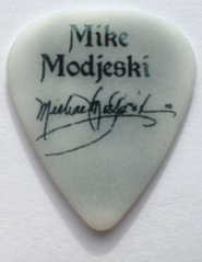 Mike Modjeski guitar pick plectrum collection