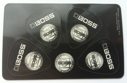 boss pedals pikcard tinas pick collection plectrum