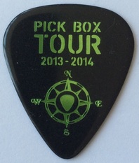 tinas pick collection picks plectrum box tour 2013-2014 ego