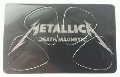 metallica death magnetic pikcard tinas pick collection plectrum