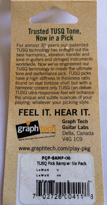 TUSQ Graph Tech Guitar Labs NAMM 2012 pick collection plectrum picks plectrums