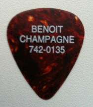 glorbz benoit champagne guitar pick plectrum collection
